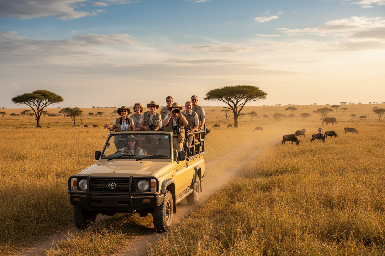 Masai Mara Kenya Jeep Safari (SMALL GROUP JOINING)